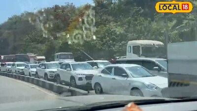 लोणावळा घाटात वाहनांच्या लांब रांगा