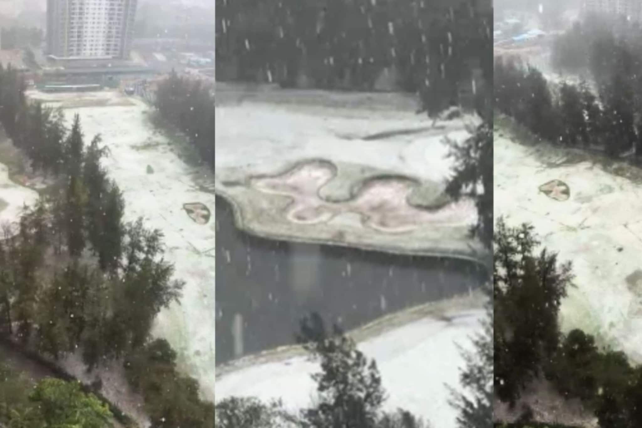 Pune Rain: शिमला नव्हे हे तर आपलं पुणे! आयटी नगरीत बर्फाची चादर, PHOTOS व्हायरल