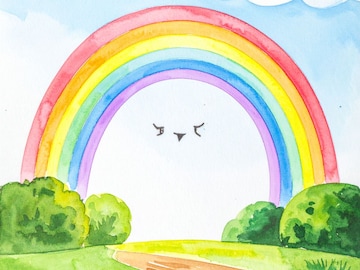 इंद्रधनुष्याचा आकार नेहमी अर्धवर्तुळ का असतो? तो चौकोन किंवा त्रिकोणी का नसतो?