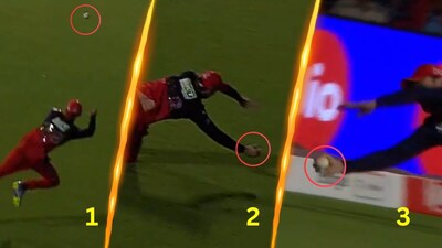 philip salt takes brillaint catch