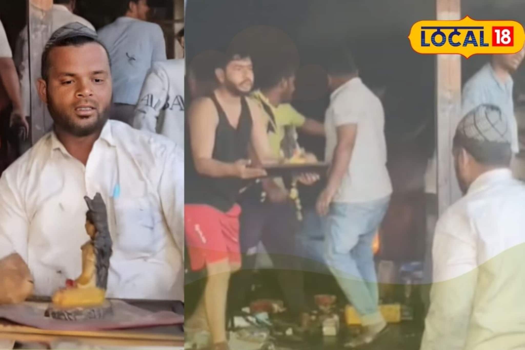 दुकान जळत होतं अन् आत महादेवाची मूर्ती, मुस्लीम तरुणानं केलं असं, महाराष्ट्रभर होतंय कौतुक