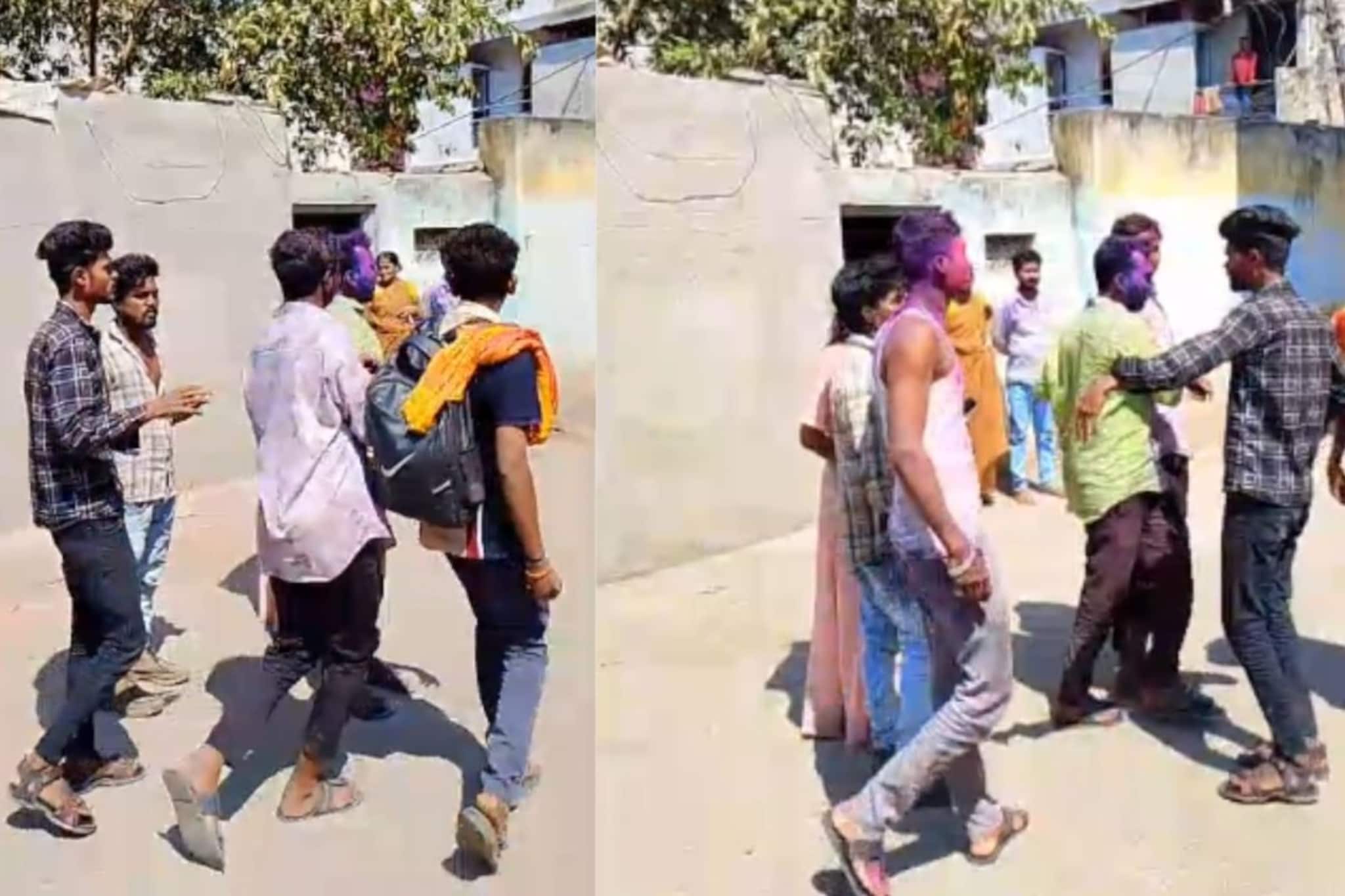 संभाजीनगरात रंगाचा बेरंग, रस्त्यावरून जात होती तरुणी,विकृताने गळ्याला लावला चाकू