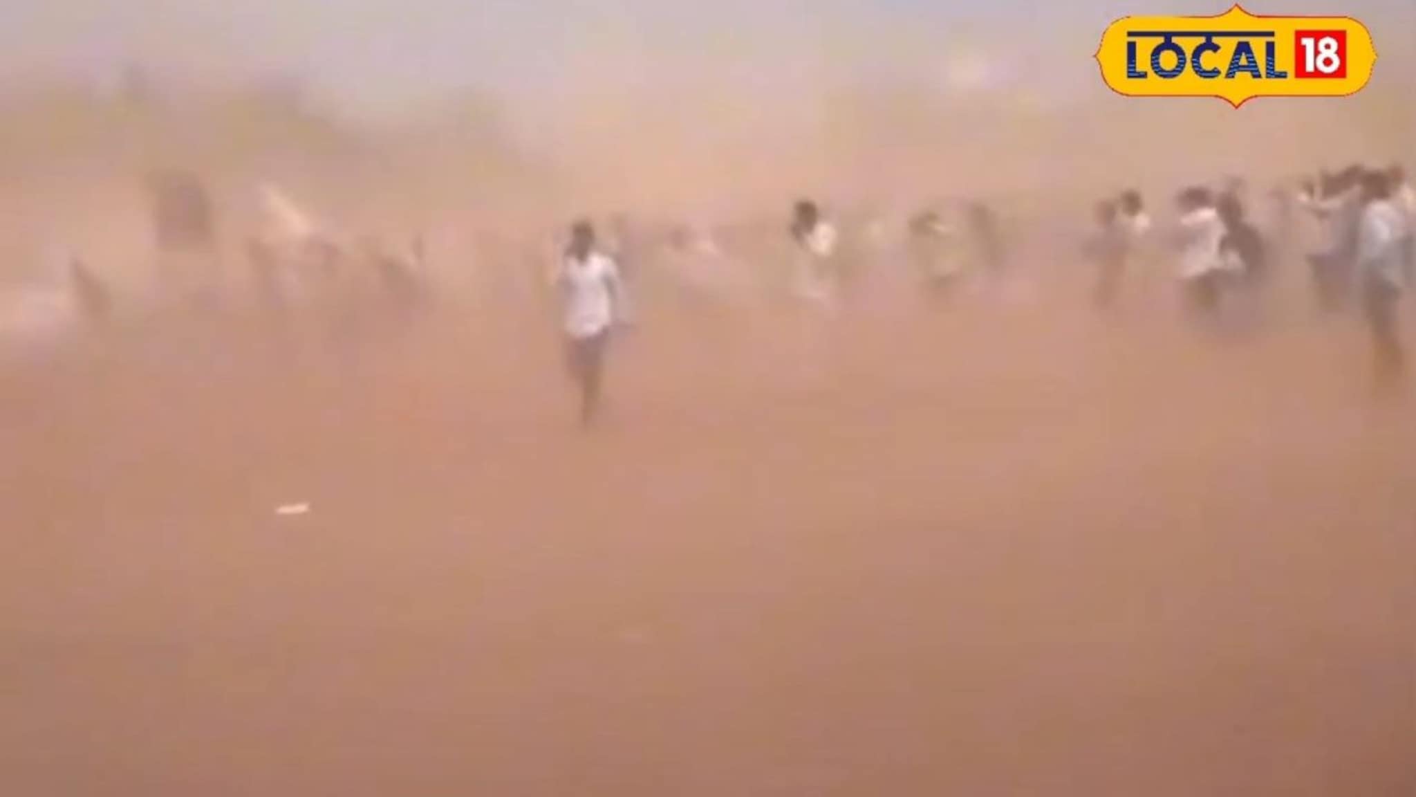 कॉलेजचा ‘अ‍ॅन्युअल डे’, वादळ आलं अन् मंडप कोसळला, सांगलीचा थरकाप उडवणारा Video Viral