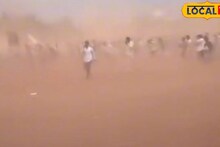 कॉलेजचा ‘अ‍ॅन्युअल डे’, वादळ आलं अन् मंडप कोसळला, सांगलीचा थरकाप उडवणारा Video Viral