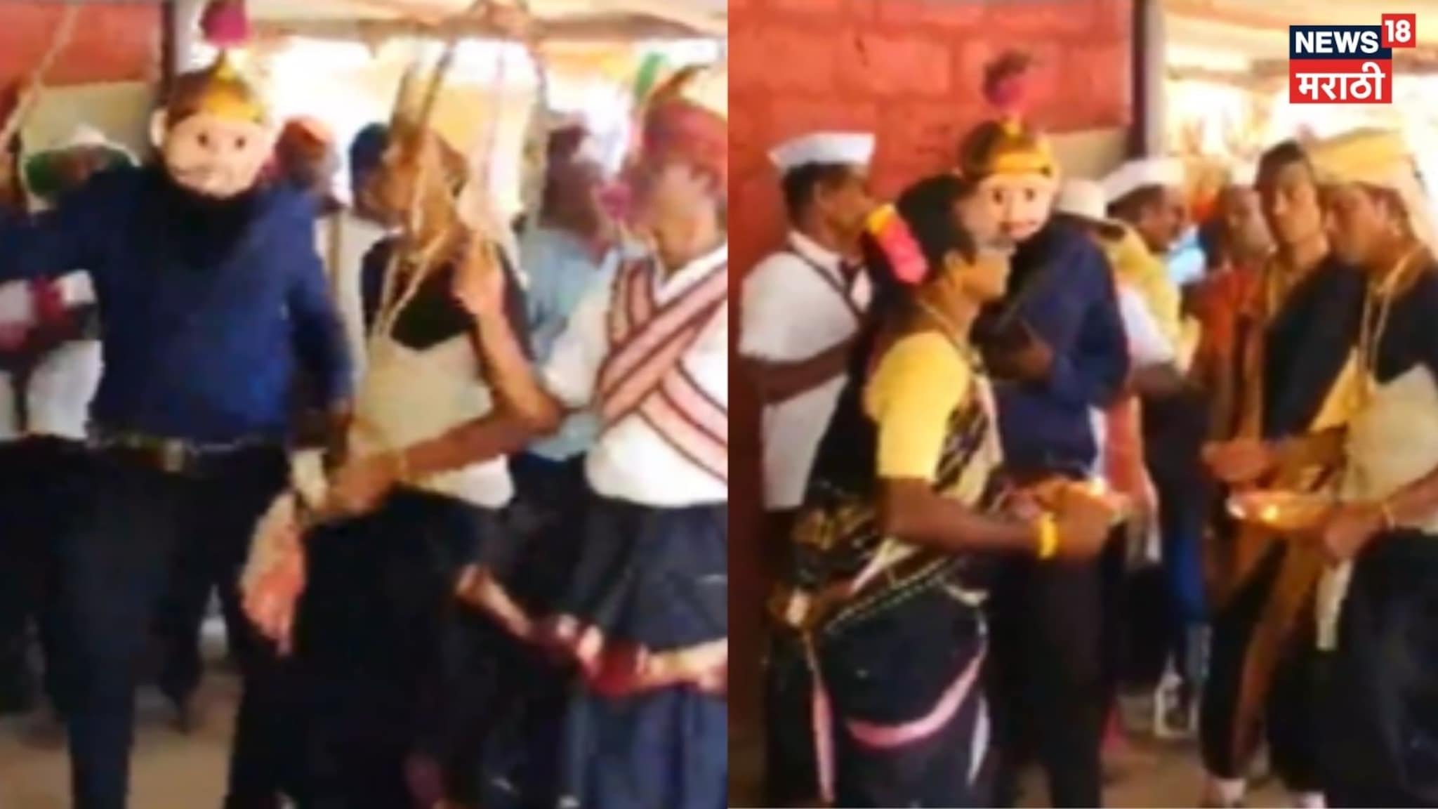 रत्नागिरीच्या कोळथळे गावात शिमगोत्सवाची धूम, गोमू, संकासुर पाहण्यासाठी मोठी गर्दी, Video रत्नागिरीच्या कोळथळे गावात शिमगोत्सवाची धूम, गोमू, संकासुर पाहण्यासाठी मोठी गर्दी, Video