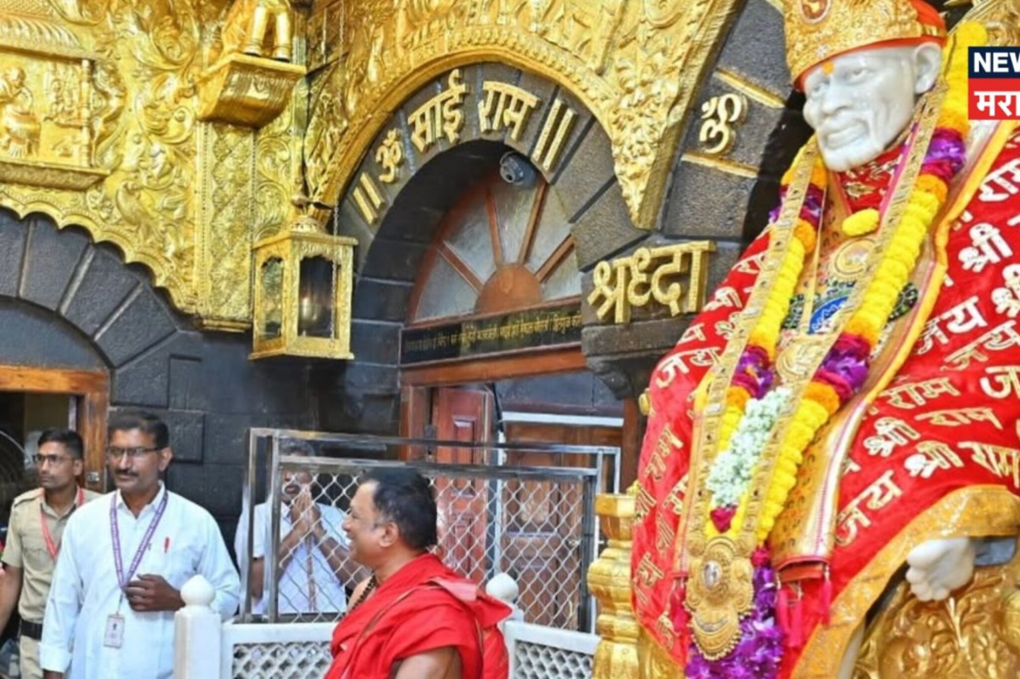 हायवेवर सुसाट जात होता अन् अचानक आठवले साईबाबा, मराठी अभिनेता पहिल्यांदा पोहोचला साई चरणी, PHOTO