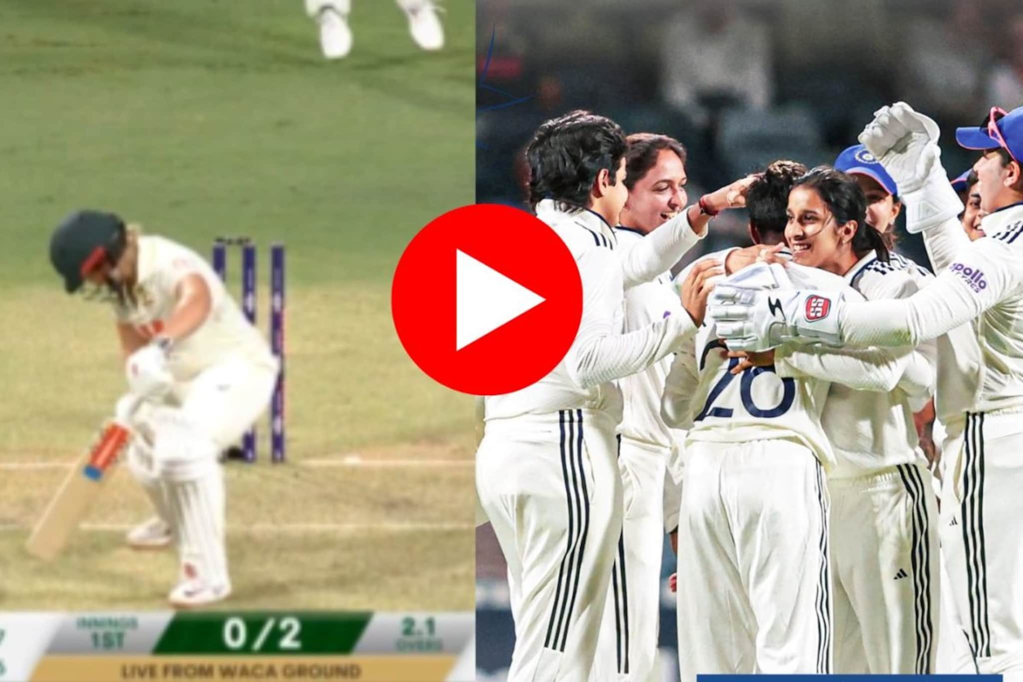 मुंबईच्या पोरीची बुलेटच्या स्पीडने बॉलिंग, ऑस्ट्रेलियन खेळाडूला कळलंच नाही, 3 से