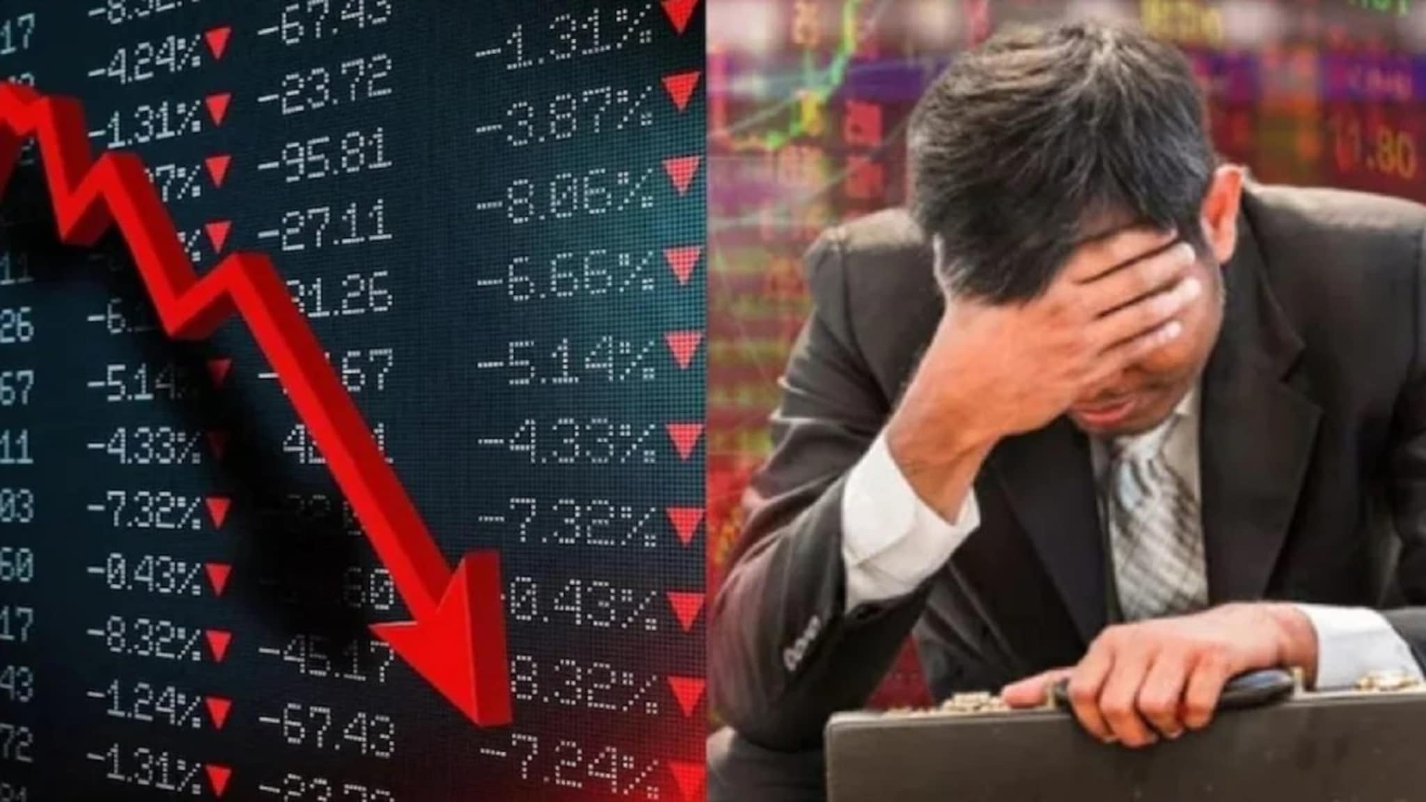 Share Market Today: शेअर बाजार धडामधूम! सेन्सेक्स 1097 अंकांनी घसरला, पाहा 5 कारणं