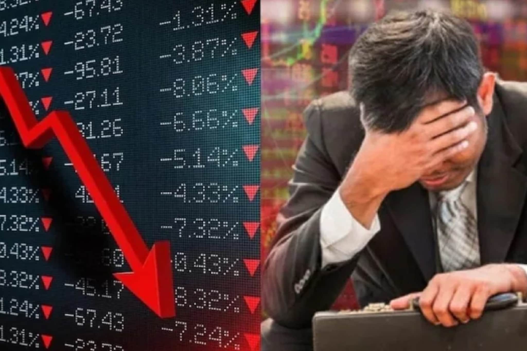 Share Market Today:शेअर बाजार धडामधूम! सेन्सेक्स 1097अंकांनी घसरला, पाहा 5 कारणं