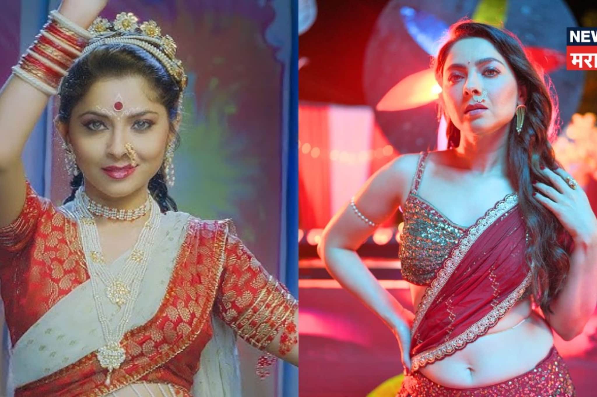 'अप्सरा' बनली 'मंजुळा'!  मिस्ट्री-थ्रिलर सिनेमात सोनाली कुलकर्णीचे ठुमके, PHOTO 