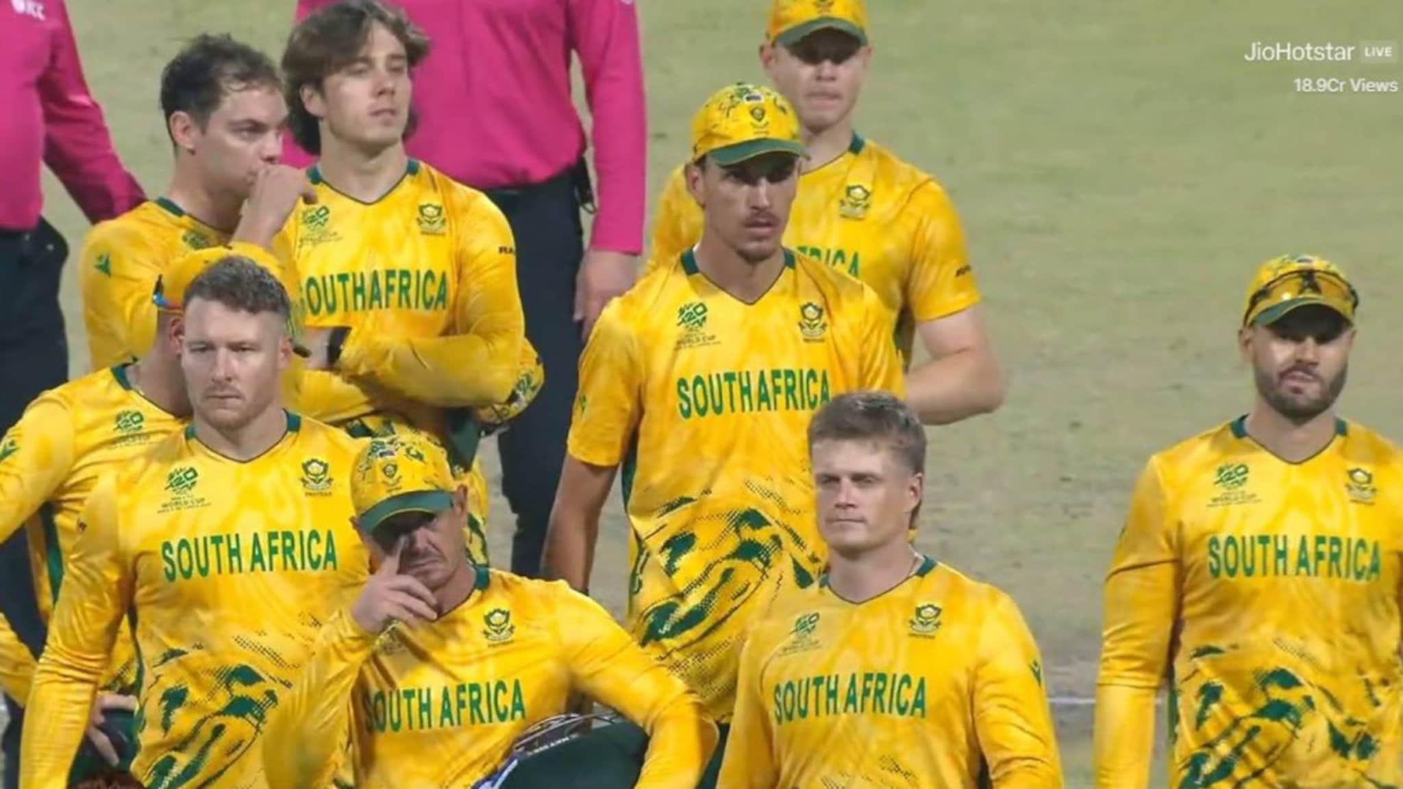 आफ्रिकेचा मोठा हार्टब्रेक, 'चोकर्स' शिक्का पुन्हा कायम राहिला, सेमी फायनलला लाज