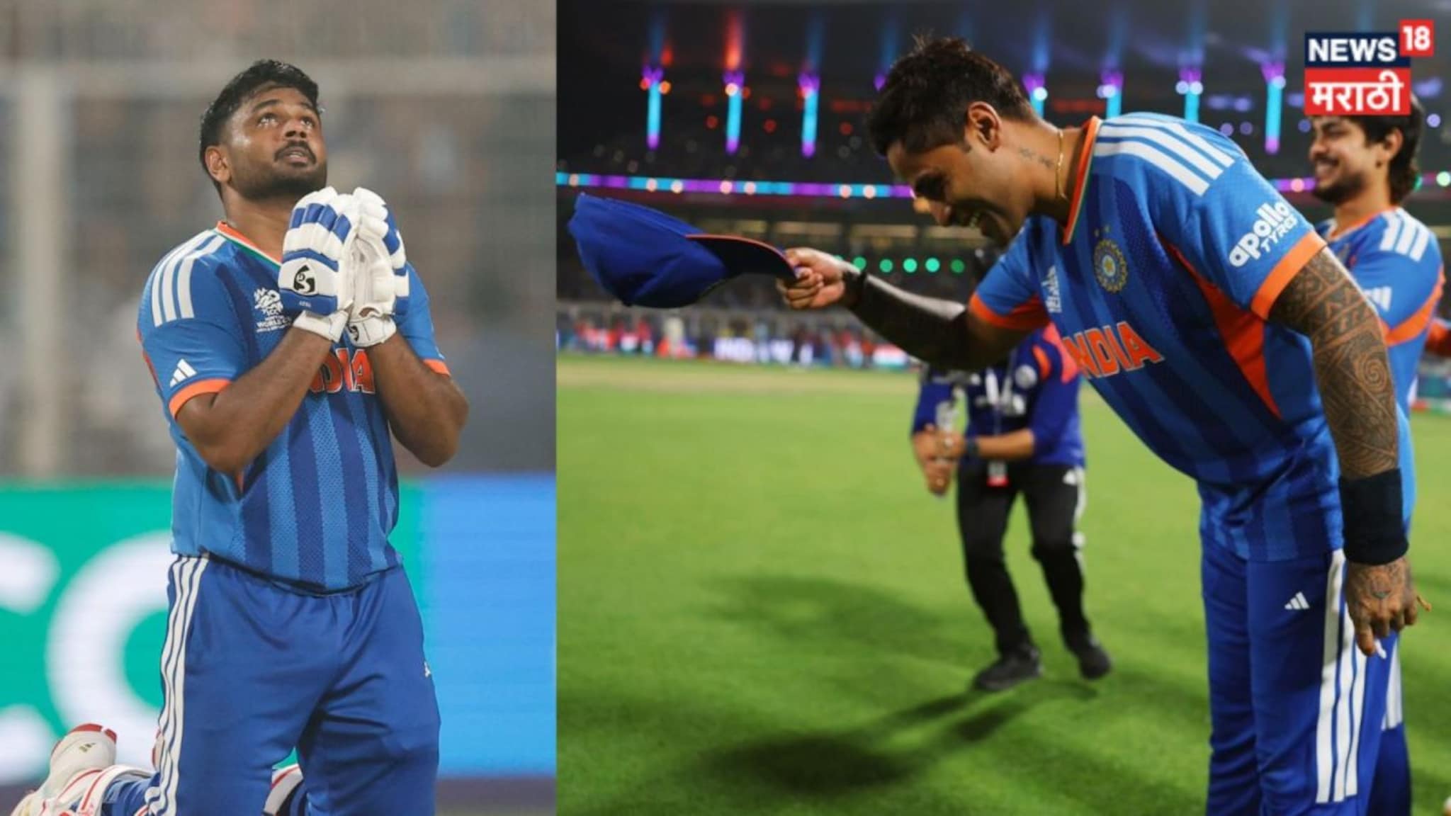 IND vs WI : स्टेडियमवर वंदे मातरम लागलं अन् कॅप्टनकडून संजूला 'हॅट्स ऑफ', सेमीफायनलचं तिकीट मिळताच सूर्यकुमारने मन जिंकलं!