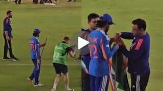 वर्ल्ड कप फायनलनंतर तिलकचं मैदानातलं कृत्य... प्रत्येक भारतीयाचं मन जिंकलं, अंगावर शहारा आणणारा Video