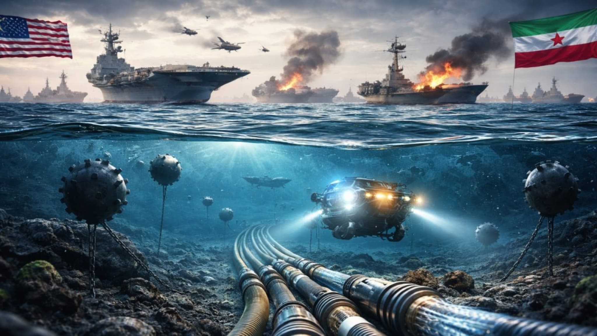  खोल समुद्रात Attack! जगाचे इंटरनेट कापले जाणार; ई-मेल, व्हॉट्सॲप, फेसबुक आणि बँकिंग ठप्प होण्याची भीती