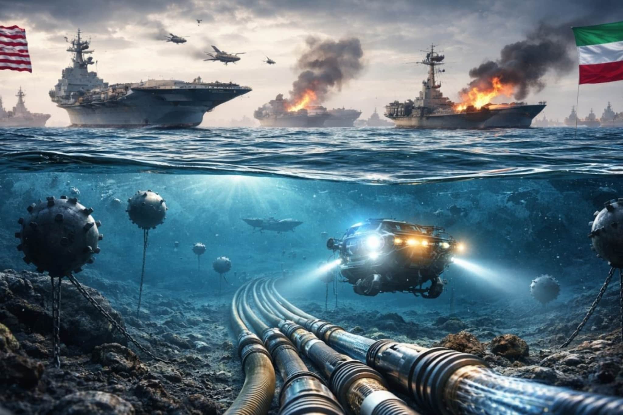  खोल समुद्रात Attack! जगाचे इंटरने नेट कापले जाणार; ई-मेल, व्हॉट्सॲप, फेसबुक आणि बँकिंग ठप्प होण्याची भीती