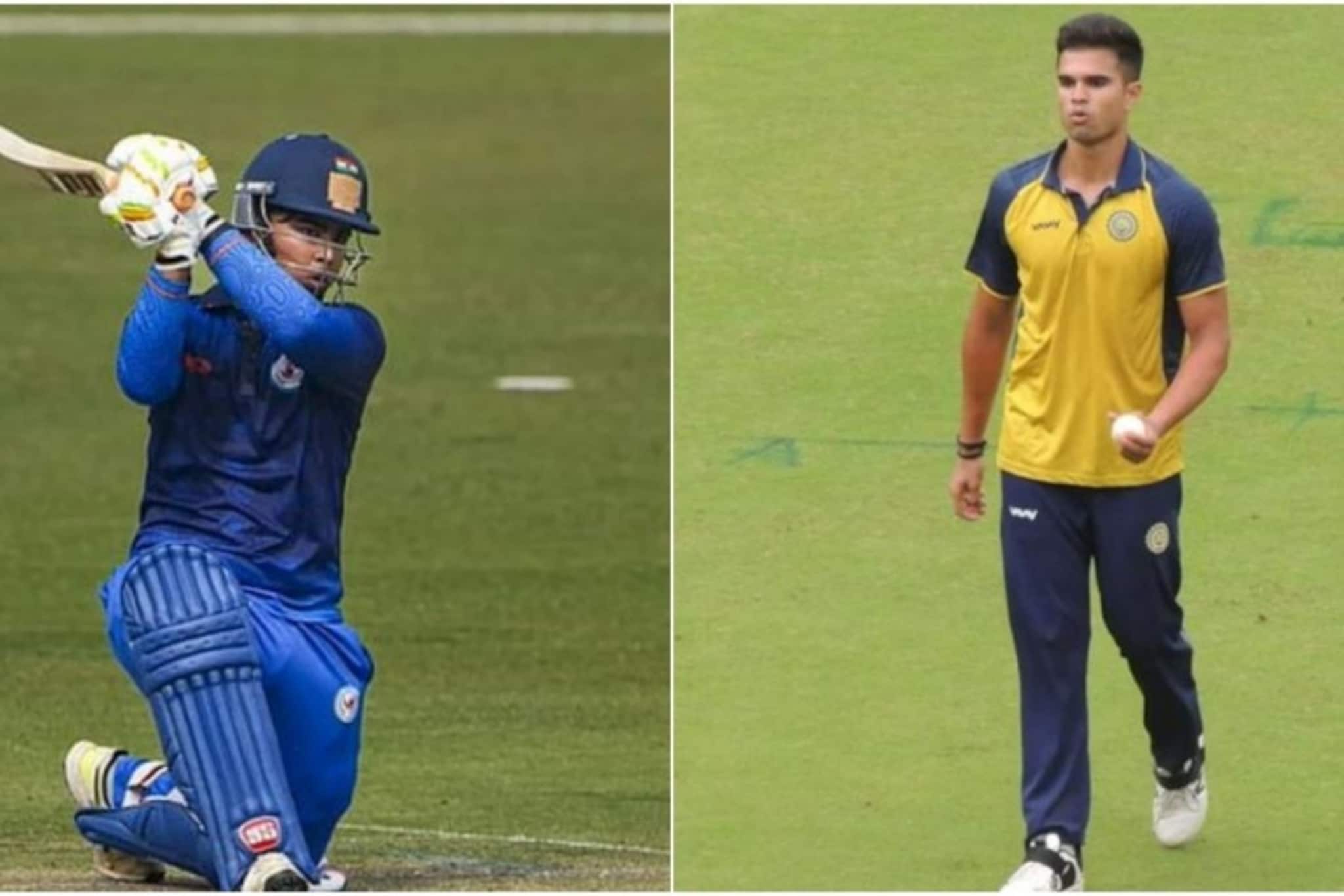 वैभवने जेवढ्या रन केल्या, तेवढ्या अर्जुनने एका ओव्हरलाच दिल्या, टीम शॉक! वैभवने जेवढ्या रन केल्या, तेवढ्या अर्जुनने एका ओव्हरलाच दिल्या, टीम शॉक!