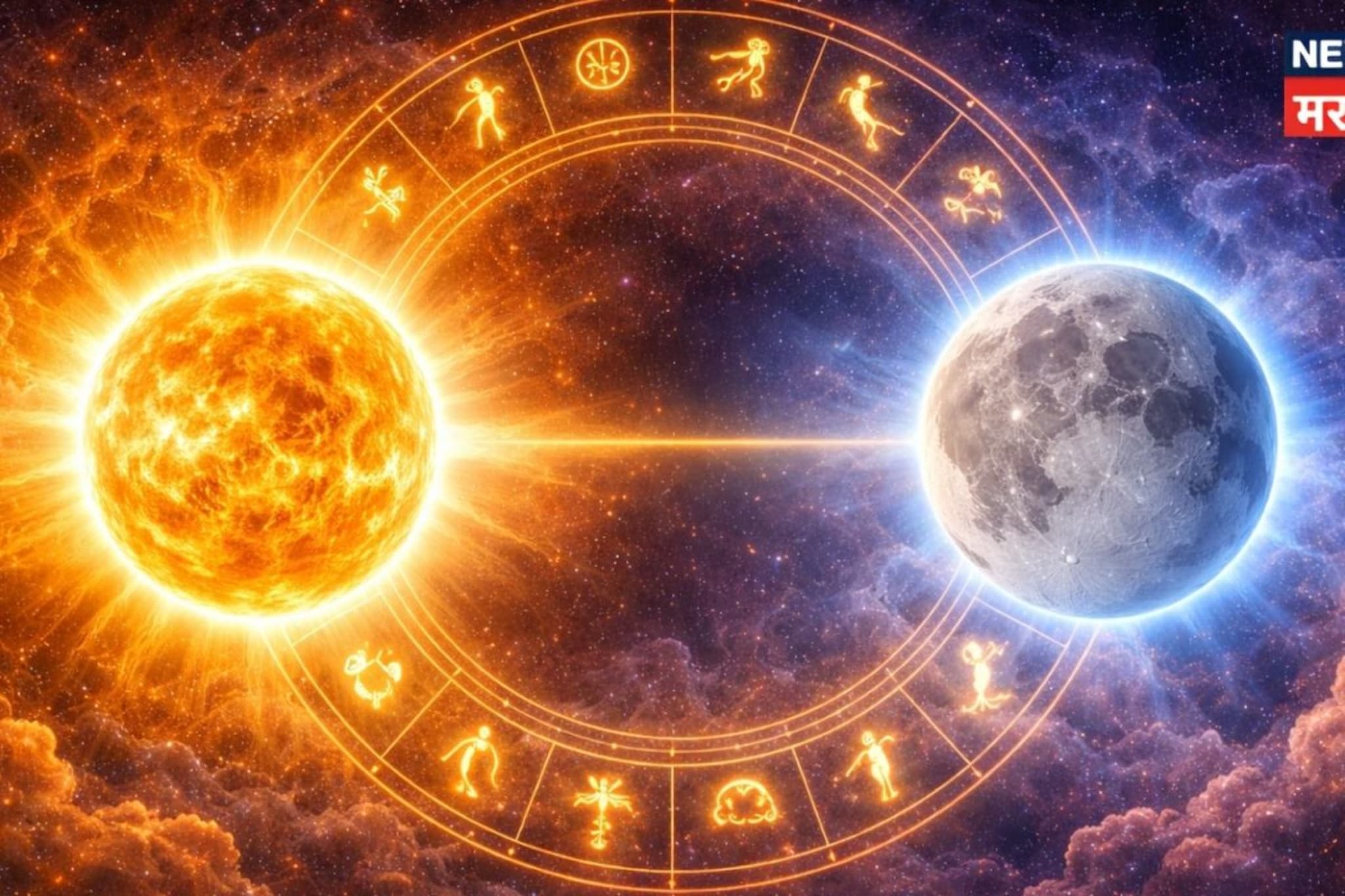 360 डिग्रीवर चंद्र-सूर्य आमनेसामने! 'हा' डेंजरस योग 4 राशींसाठी ठरणार भारी, एकदा वाचाच काय घडणार? 360 डिग्रीवर चंद्र-सूर्य आमनेसामने! 'हा' डेंजरस योग 4 राशींसाठी ठरणार भारी, एकदा वाचाच काय घडणार?