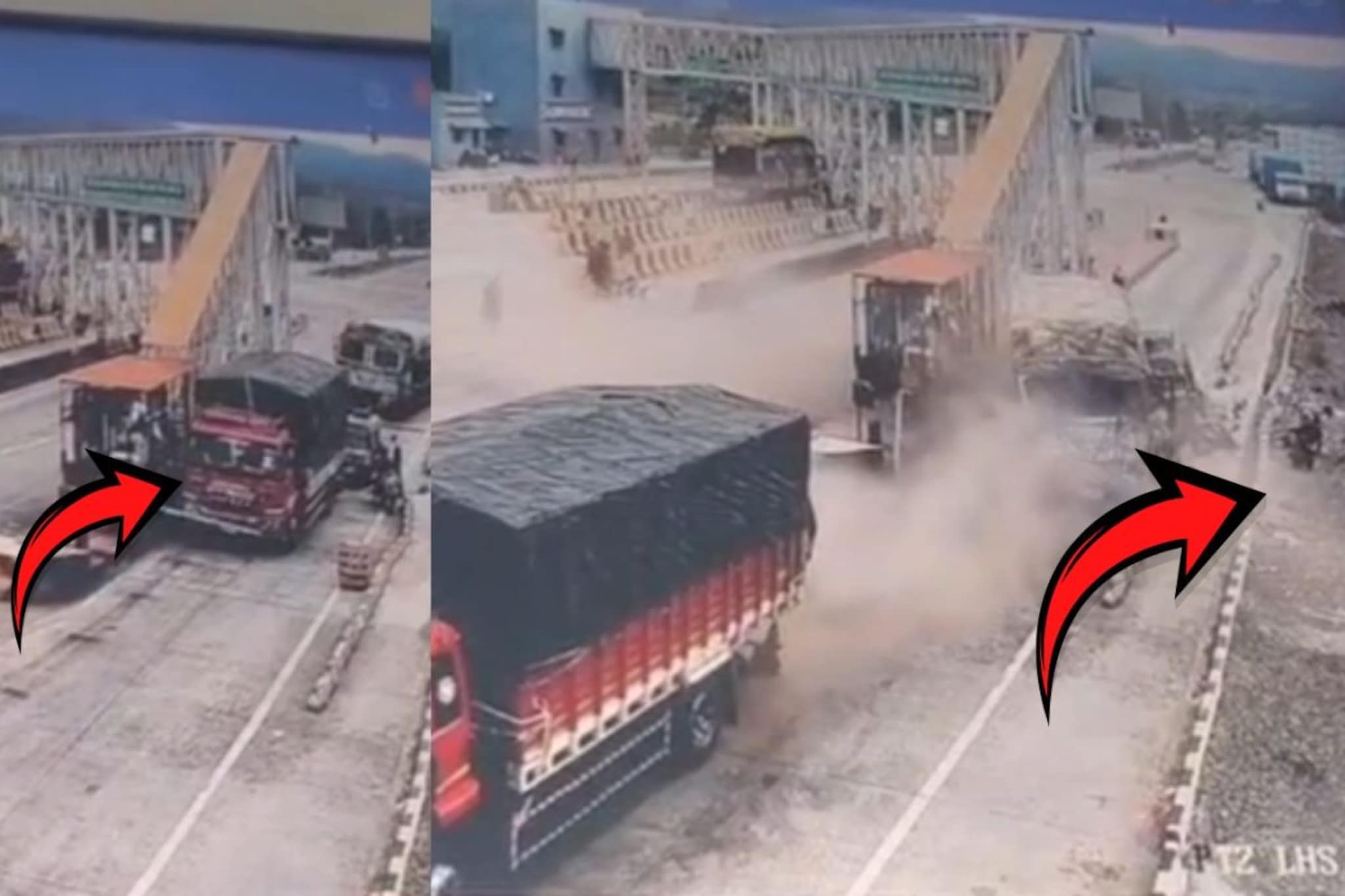 Video: टोल नाक्यावर भीषण अपघात, ट्रक चालक दारूच्या नशेत, रिक्षा-बाईकला धडक