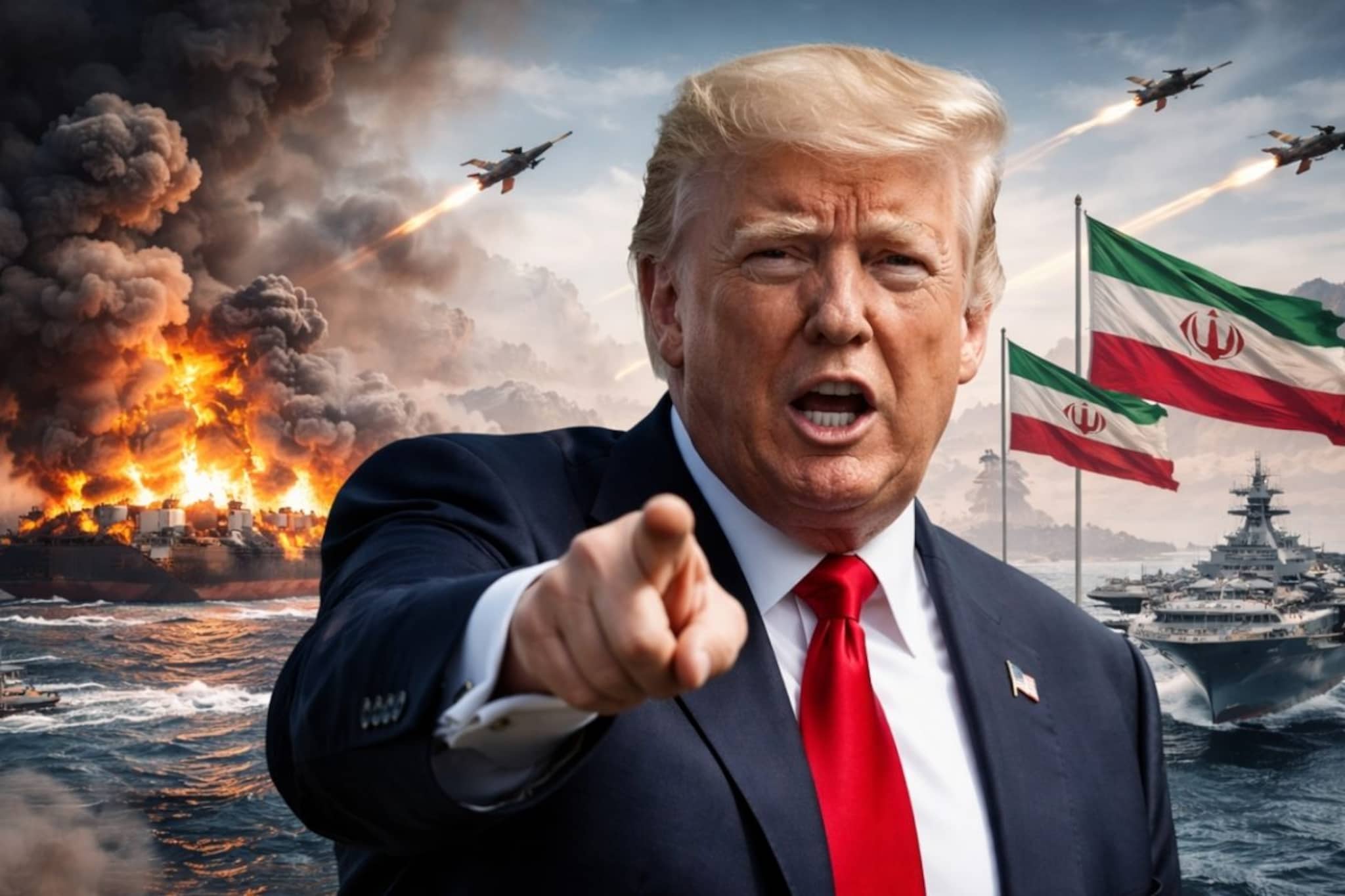 इराणला धमकी देताना ट्रम्प यांचा तोल सुटला; नको-नको त्या अपशब्दांचा वापर, शिवीगाळ अन् शेवटचा 'विनाशकारी' इशारा