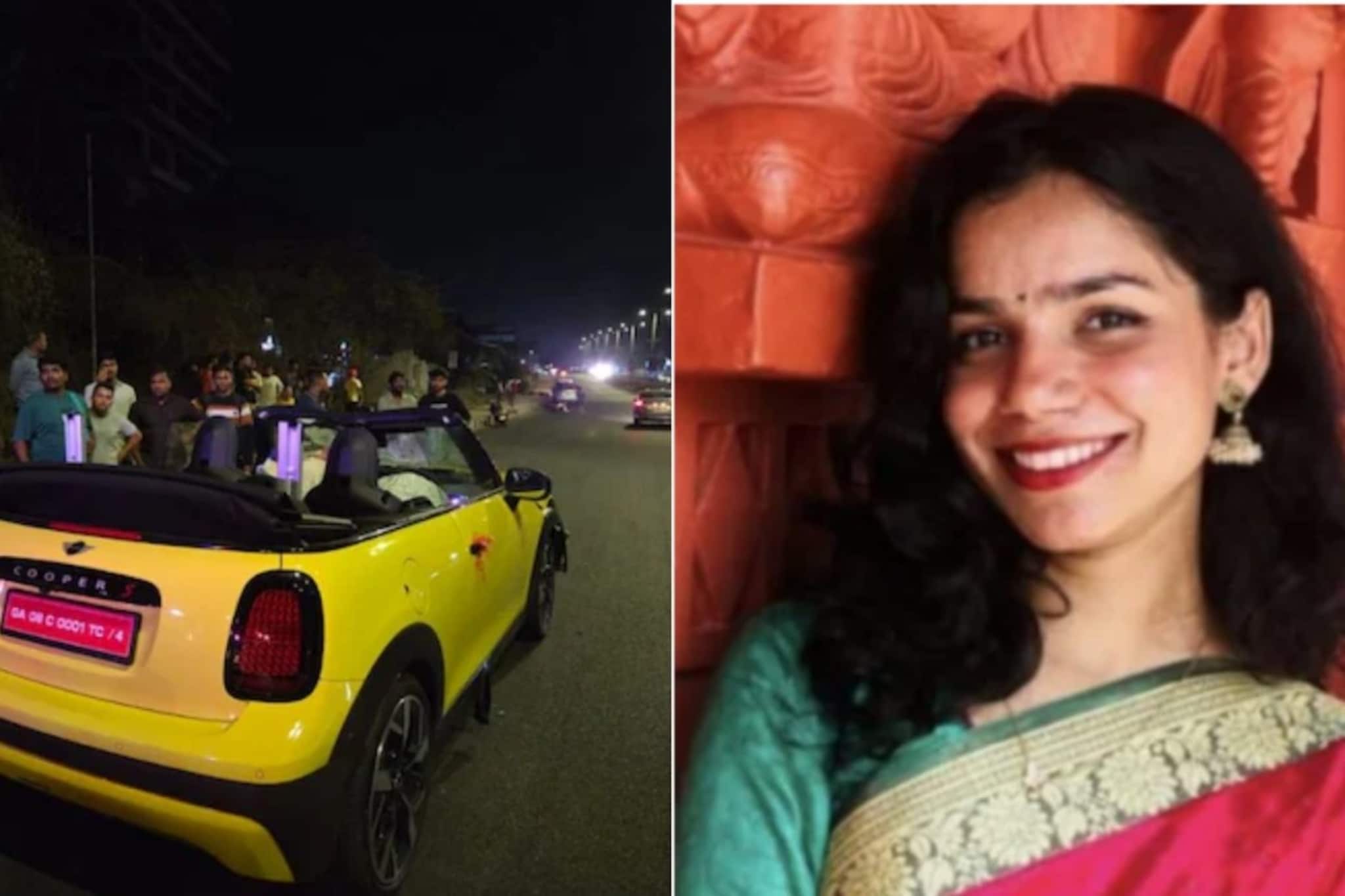 गोव्याच्या रस्त्यावर 'रिच किड'चा सैतानी वेग, दुचाकी 50 फूट लांब फेकली; 23 वर्षीय दीक्षाचा करुण अंत