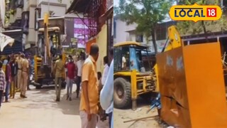 मुंबईत राड्यानंतर बुलडोजर कारवाई