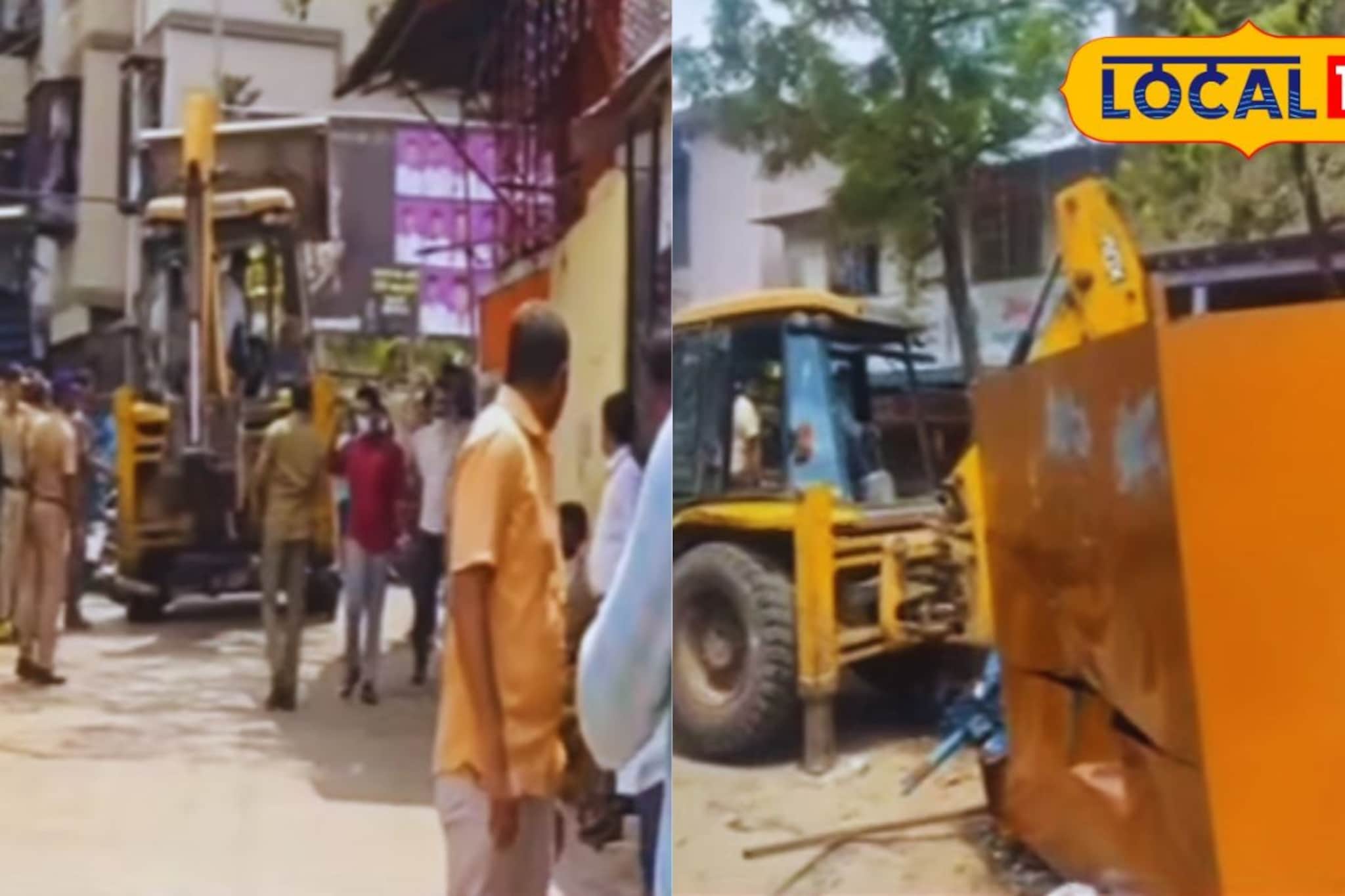 मुंबईत योगी पॅटर्न,  बजरंग दलाच्या कार्यकर्त्यावर हल्ला करणाऱ्यांच्या घरावर बुलडोजर