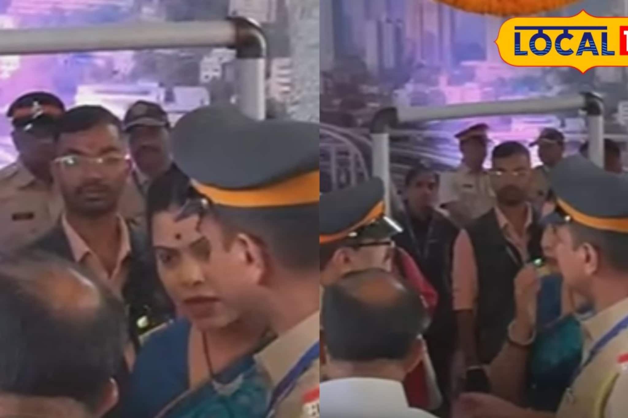 मेट्रो 9 धावण्यापूर्वीच वादाची ठिणगी; मुंबईच्या महापौरांनाच पोलिसांनी गेटवर रोखले मेट्रो 9 धावण्यापूर्वीच वादाची ठिणगी; मुंबईच्या महापौरांनाच पोलिसांनी गेटवर रोखले