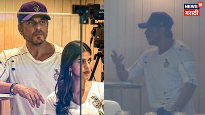 Shah Rukh Khan in KKR dressing Room Shah Rukh Khan in KKR dressing Room