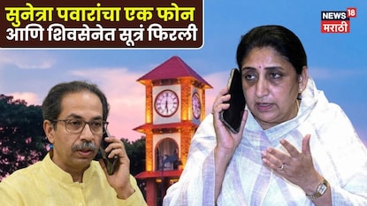 उद्धव ठाकरे-सुनेत्रा पवार उद्धव ठाकरे-सुनेत्रा पवार