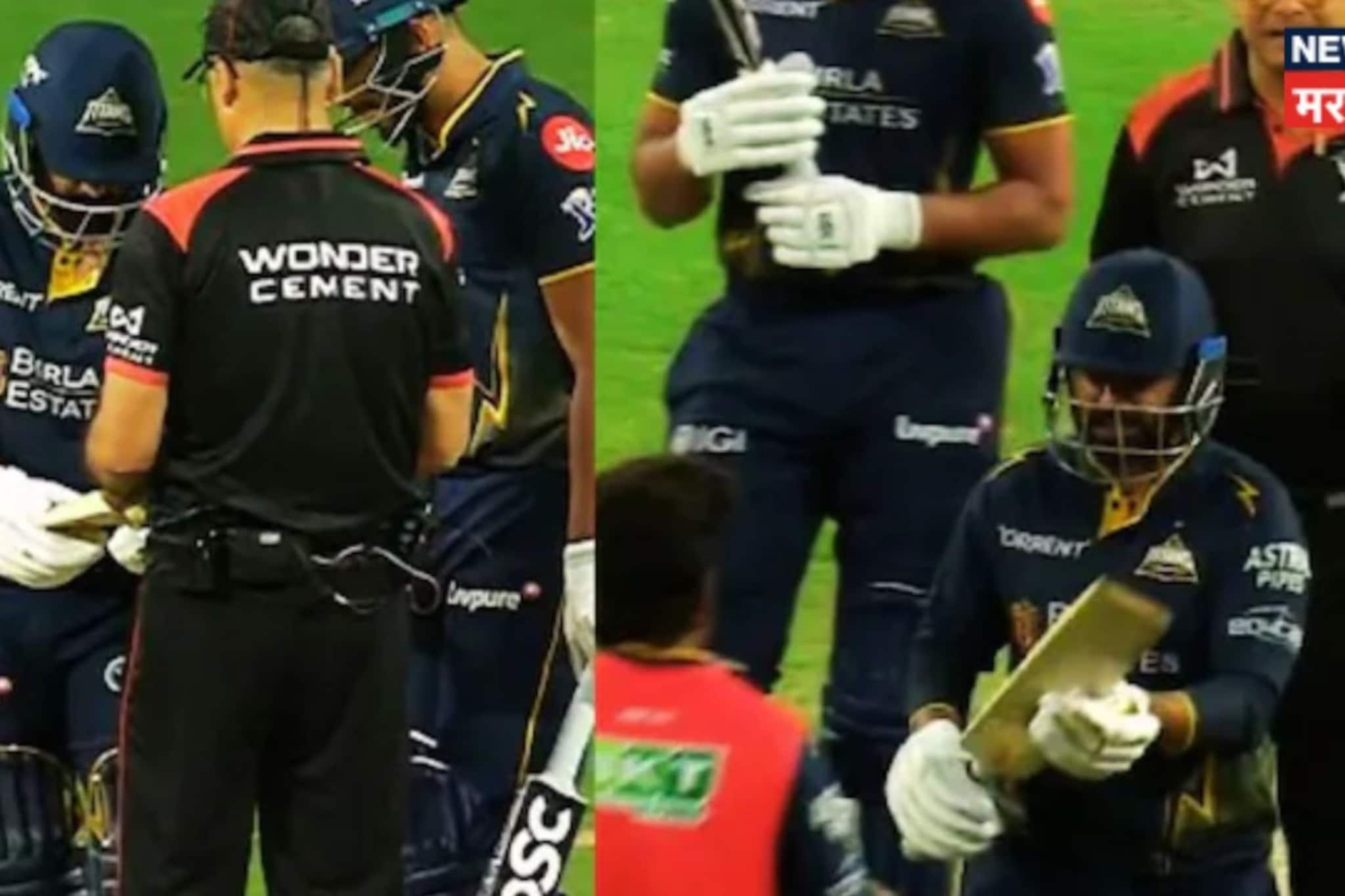 IPL च्या चौथ्याच मॅचमध्ये ड्रामा! रोहित शर्माची कॉपी करायला केला राहुल तेवतिया, अंपायरने थेट ICC चा नियम दाखवला