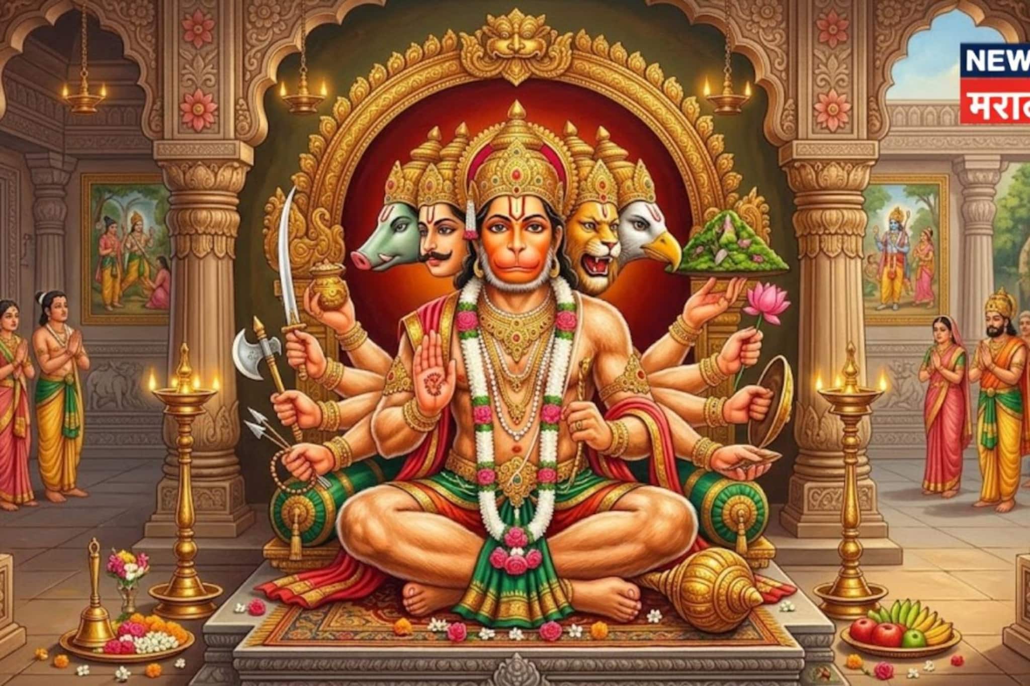 पंचमुखी हनुमानाची मूर्ती घरात ठेवावी की नाही? प्रसिद्ध महाराजांनी थेटच सांगितलं उत्तर