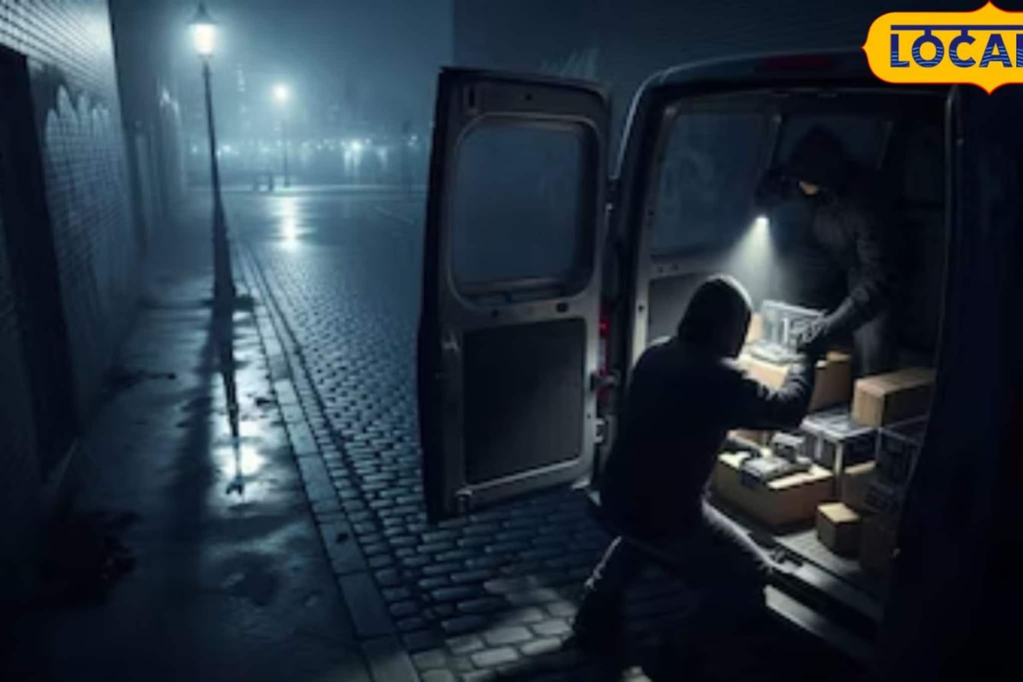 लाल कारमधून 5  चोरटे आले, मध्यरात्री सराफा दुकान फोडलं, नेमका रखवालदार पोहोचला अन्...; बारामती हादरली!