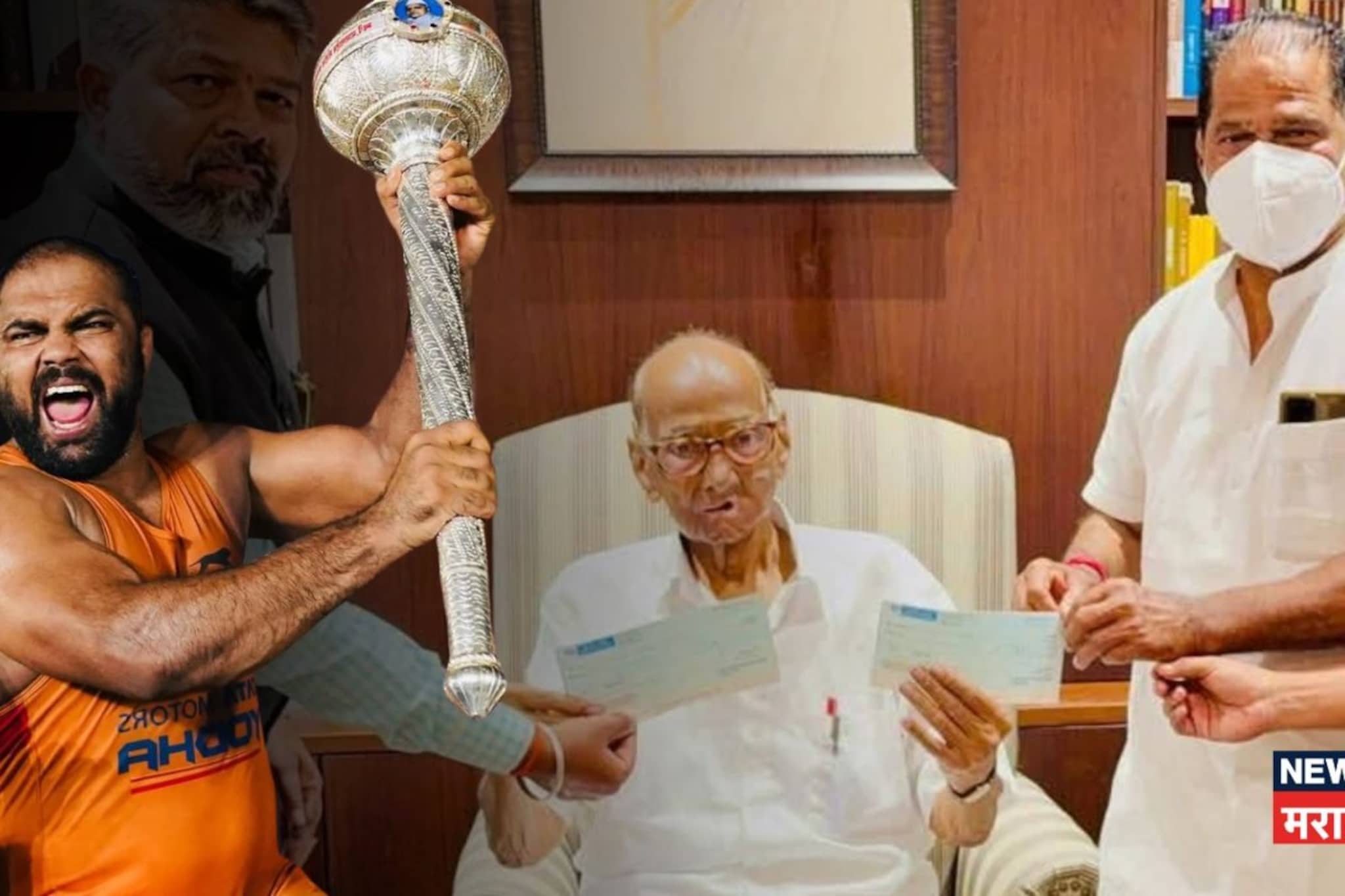 'वस्तादा'ने शब्द पाळला! शरद पवारांकडून 'महाराष्ट्र केसरी' हर्षवर्धन सदगीरला मोठी भेट, पठ्ठ्या पुन्हा शड्डू ठोकणार