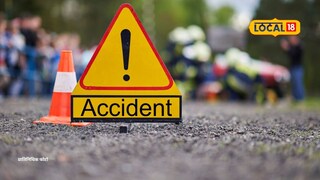 चालत्या दुचाकीचं टायर फुटलं, आई-वडिलांसमोरच होत्याचं नव्हतं झालं, चिमुकला स्वराज... सोलापुरात भयंकर घडलं