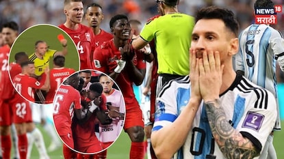 Argentina Eliminate Switzerland Breel Embolo Red Card Argentina Eliminate Switzerland Breel Embolo Red Card