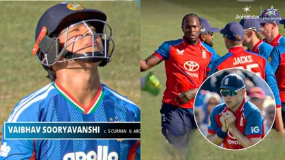 jofra archer takes Vaibhav sooryavanshi jofra archer takes Vaibhav sooryavanshi