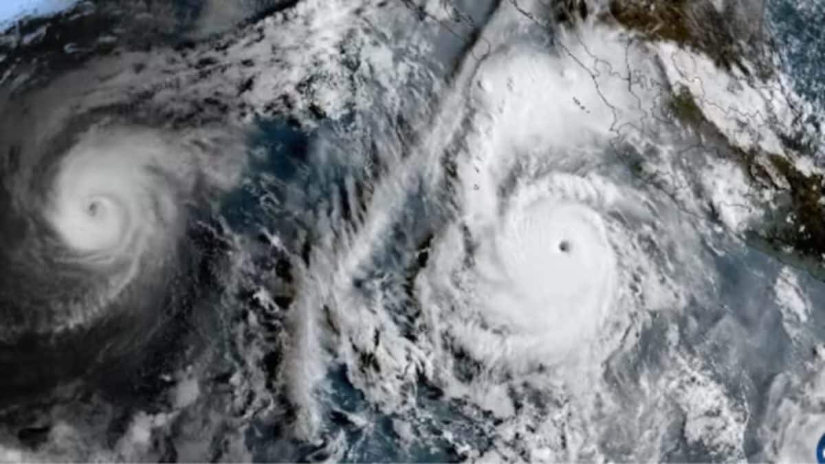 NOAA च्या विमानाने कॅटेगरी 5 चक्रीवादळ 'पोलो'च्या डोळ्यात उड्डाण केले