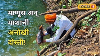 ‘नारायण’ म्हणताच तो पाण्यातून बाहेर येतो, माणूस अन् माशाची अनोखी दोस्ती