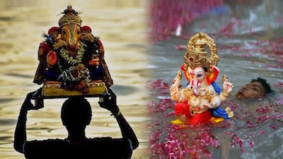गणपती विसर्जन (प्रातिनिधिक)