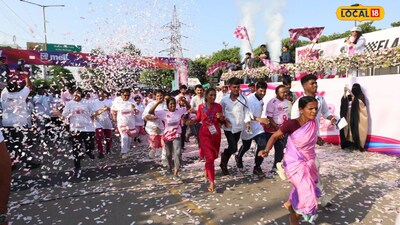 Maharashtra's Ramabai Ranveer Tops Pink Power Run in Hyderabad, Wins 75 Lakh Prize!