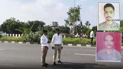 Jalgaon: Container Drags Two-Wheeler After Collision; 2 Tragically Dead in Horrific Accident