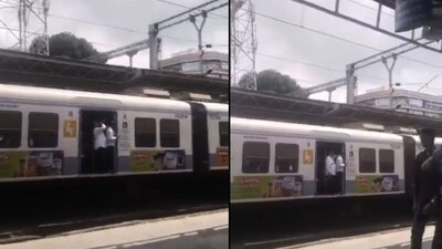 Shocking: Passenger Drinks Alcohol on Moving Mumbai Local Train; Video Goes Viral