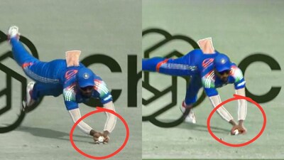 naman dhir takes stunning catch