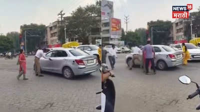 Shocking: Nashik Driver Attempts to Run Over Policeman, Incident Caught on Camera!