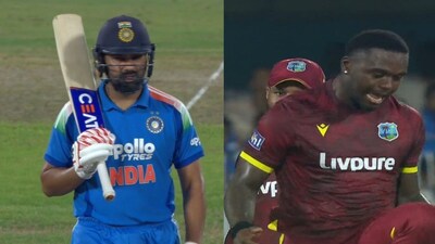 Rohit Sharma's Century Drama: Windies Player Taunts After Dismissal!