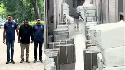 मालकाने पगार कापला, सटकलेल्या कर्मचाऱ्याने लावली टेक्सटाईल मार्केटला आग, 24 कोटींचा माल जळून खाक