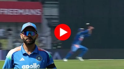 virat kohli drop shai hope catch  