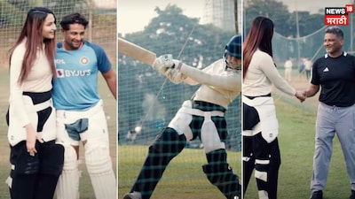 Anaya Bangar Back for training at Cross Maidan With Sarfaraz Khan 