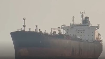 Mumbai Shaken: 4 Bodies Found in Stranded Ship Near Manori Beach; Navy Rescues, Sabotage Suspected