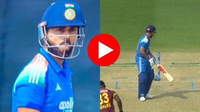 Virat Kohli Clean Bowled on First Ball, Couldn't Believe It, Shocking Reaction After Getting Out, VIDEO